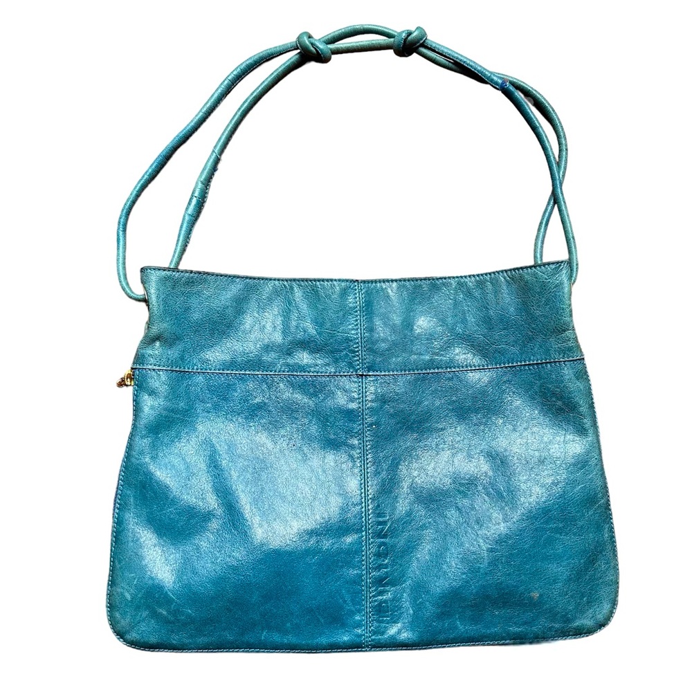 Dimoni Blue large Genuine Leather Purse made in Spain